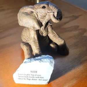 The Herd, Slide #3112, Baby Elephant,  Martha Carey, Marty Inc.